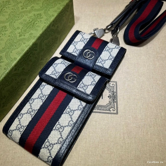 First bag ru detachable Ophidia bag GUCCI and wallet mini GG 0815